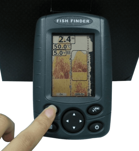 Portable 3.5 Lcd Fish Finder Outdoor Fishing Sonar Sensor Fishing Finder  Alarm Fish Detector Depth Locator