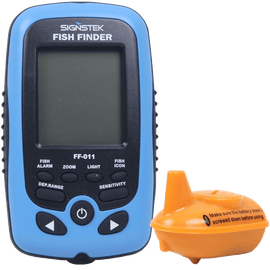 Signstek FF-011 Wireless Fish Finder FishFinder With Round Sonar Sensor White LED Backlight